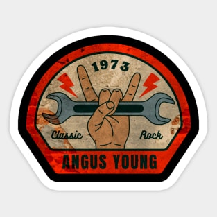 Angus Young // Wrench Sticker